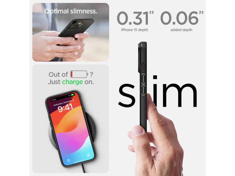 Spigen Thin Fit - black - iPhone 15