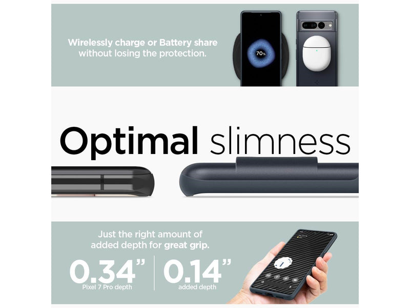 Spigen Thin Fit - metal slate - Google Pixel 7 Pro