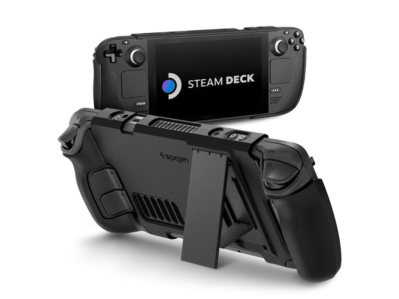 Spigen Thin Fit with Kick Stand - black - Steam Deck - Miscellaneous Zubehör für Spielkonsole - Steam Deck