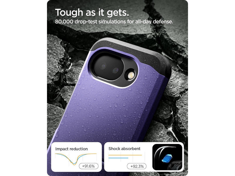Spigen Tough Armor MagSafe - Ash Violet - Google Pixel 10a