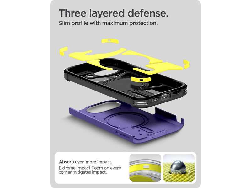 Spigen Tough Armor MagSafe - Ash Violet - Google Pixel 10a