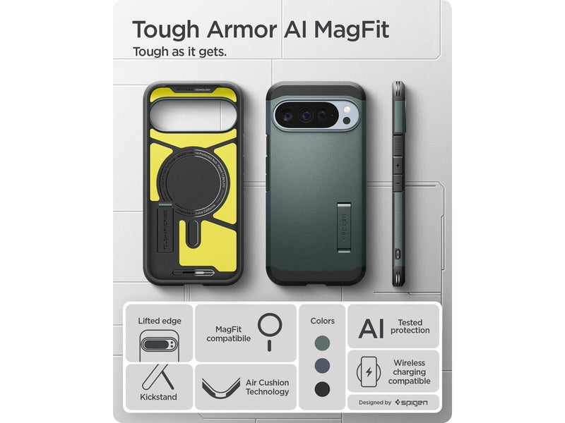 Spigen Tough Armor MagSafe - abyss green - Google Pixel 10 Pro XL