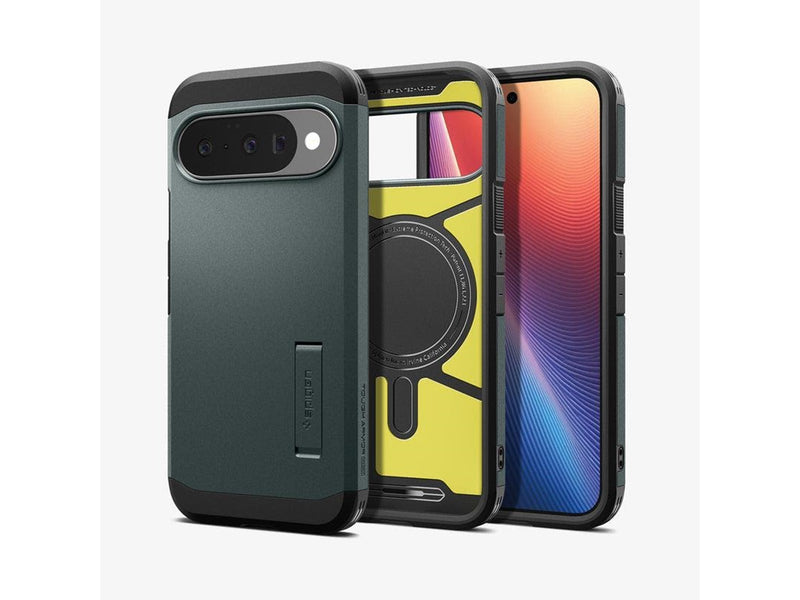 Spigen Tough Armor MagSafe - abyss green - Google Pixel 10 Pro/Pixel 10