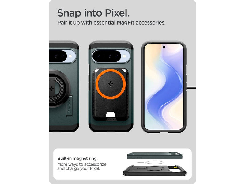 Spigen Tough Armor MagSafe - abyss green - Google Pixel 10 Pro/Pixel 10