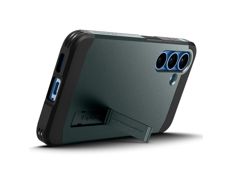 Spigen Tough Armor MagSafe - abyss green - Samsung Galaxy S25