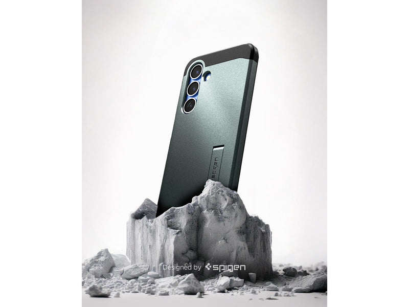 Spigen Tough Armor MagSafe - abyss green - Samsung Galaxy S25