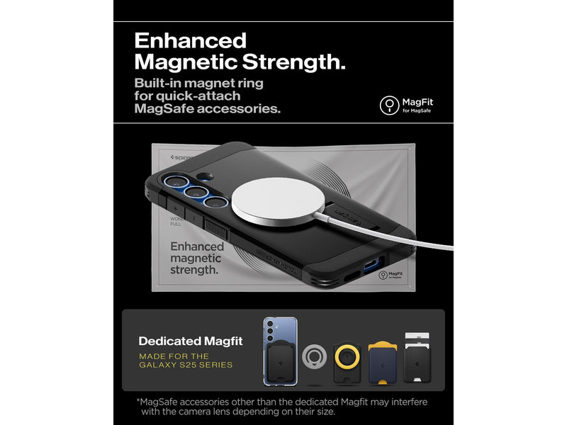 Spigen Tough Armor MagSafe - black - Samsung Galaxy S25+