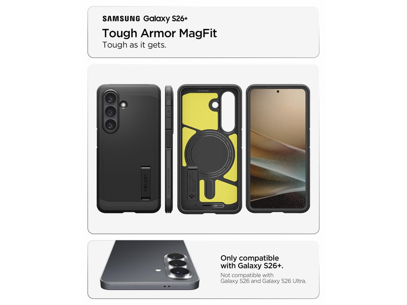 Spigen Tough Armor MagSafe - black - Samsung Galaxy S26+