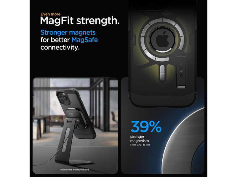 Spigen Tough Armor MagSafe - black - iPhone 15 Pro Max