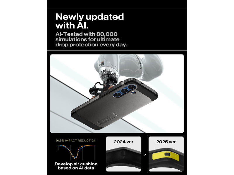Spigen Tough Armor MagSafe - gunmetal - Samsung Galaxy S25+