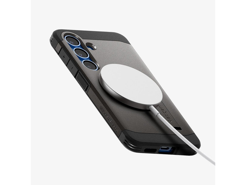 Spigen Tough Armor MagSafe - gunmetal - Samsung Galaxy S25+