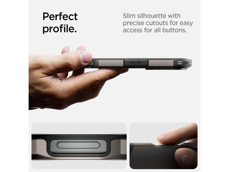 Spigen Tough Armor MagSafe - gunmetal - iPhone 16 Pro Max