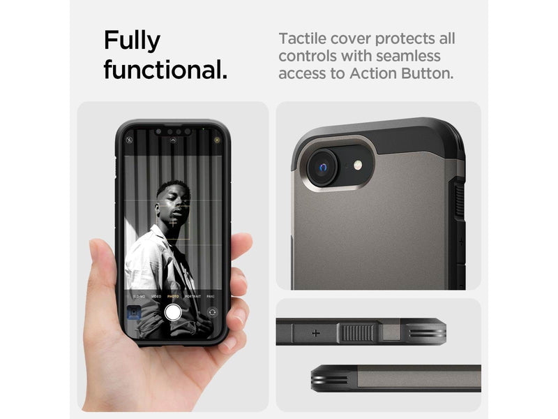 Spigen Tough Armor MagSafe - gunmetal - iPhone 17e/16e