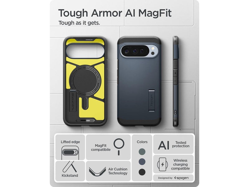 Spigen Tough Armor MagSafe - metal slate - Google Pixel 10 Pro XL