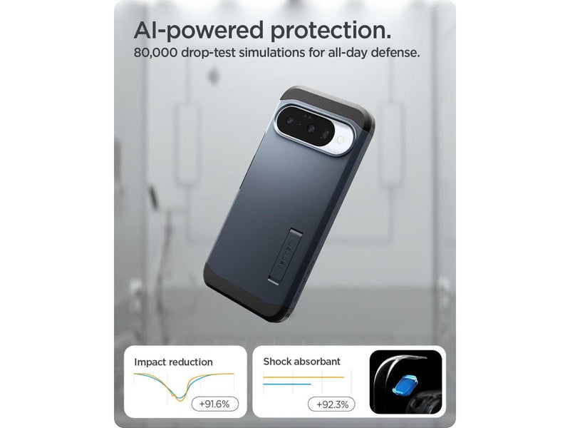 Spigen Tough Armor MagSafe - metal slate - Google Pixel 10 Pro/Pixel 10