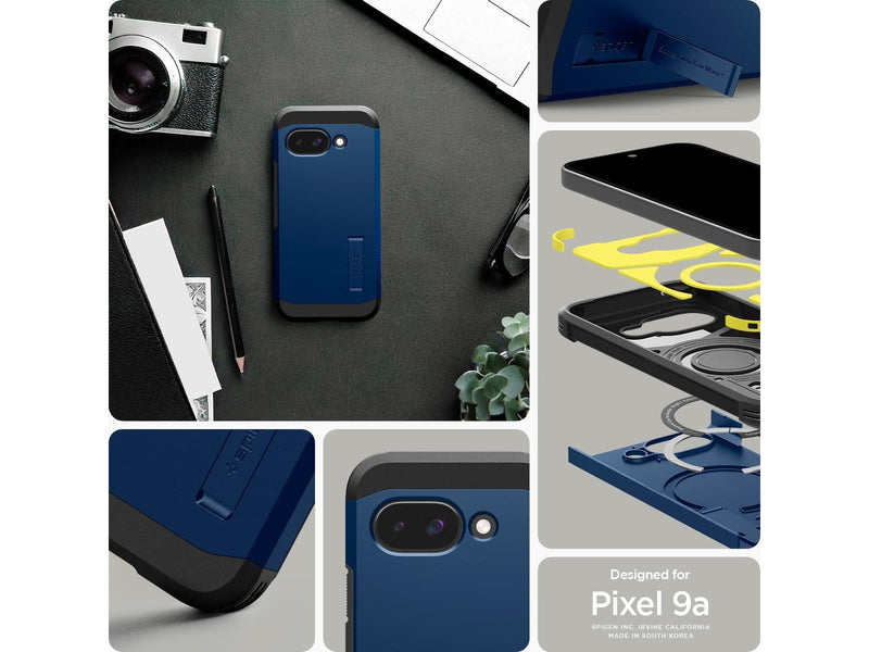 Spigen Tough Armor MagSafe navy blue - Google Pixel 9a