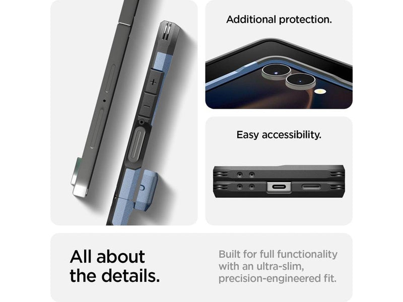 Spigen Tough Armor Pro MagSafe - sierra blue - Samsung Galaxy Z Flip7