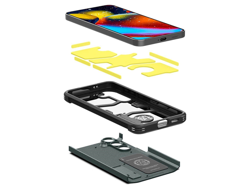 Spigen Tough Armor - abyss green - Samsung Galaxy S24+