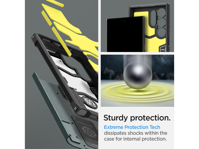 Spigen Tough Armor - abyss green - Samsung Galaxy S24 Ultra