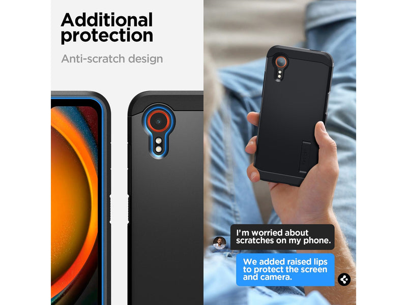 Spigen Tough Armor - black - Samsung Galaxy XCover 7