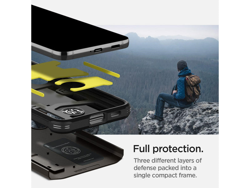 Spigen Tough Armor - gunmetal - Samsung Galaxy S22