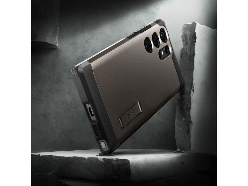 Spigen Tough Armor - gunmetal - Samsung Galaxy S23 Ultra