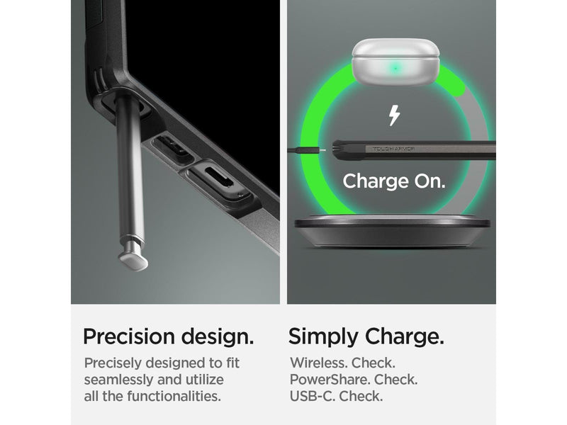 Spigen Tough Armor - gunmetal - Samsung Galaxy S23 Ultra