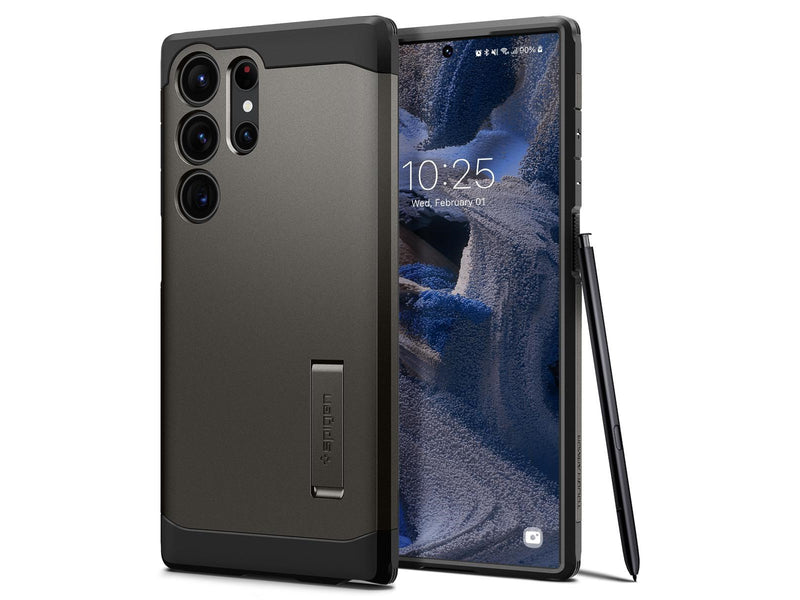 Spigen Tough Armor - gunmetal - Samsung Galaxy S23 Ultra