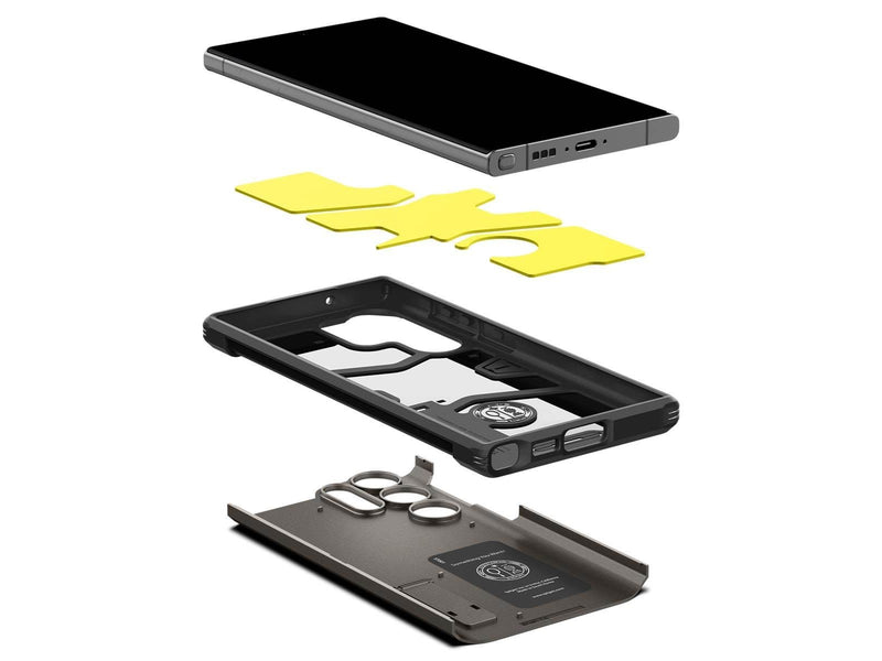 Spigen Tough Armor - gunmetal - Samsung Galaxy S23 Ultra