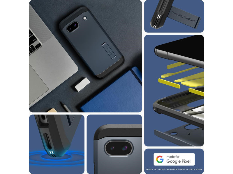 Spigen Tough Armor - metal slate - Google Pixel 8a