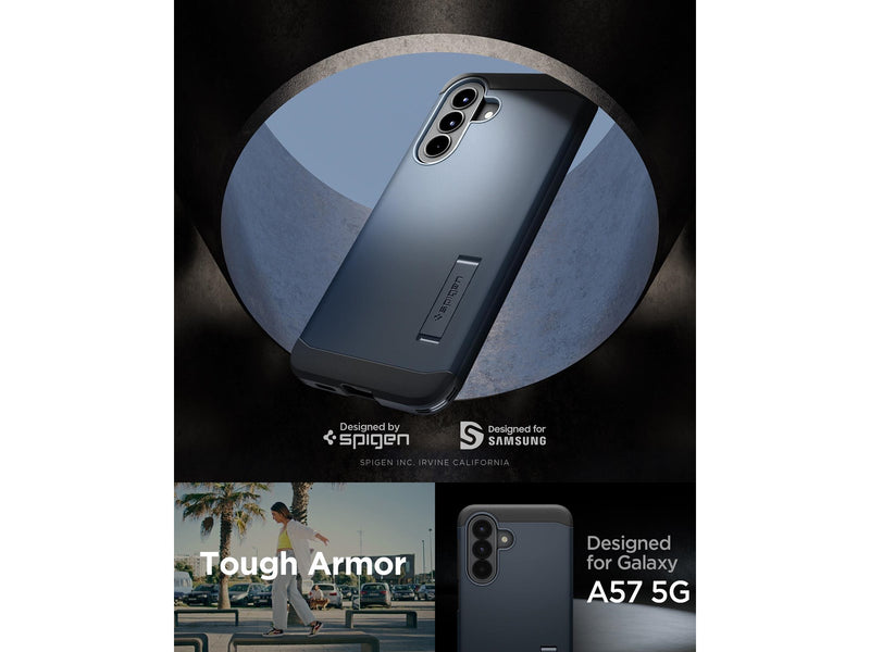 Spigen Tough Armor - metal slate - Samsung Galaxy A57 5G