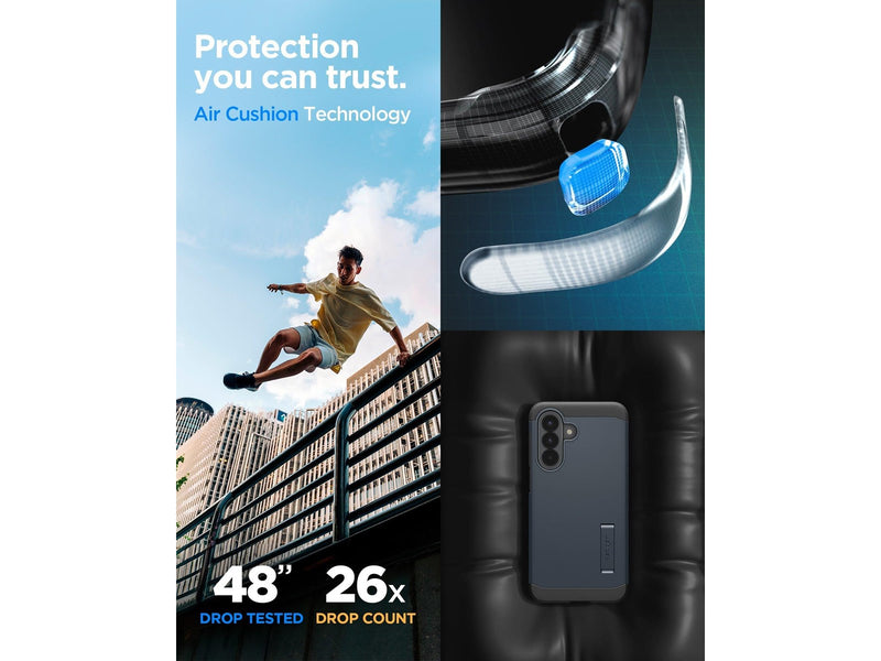 Spigen Tough Armor - metal slate - Samsung Galaxy A57 5G