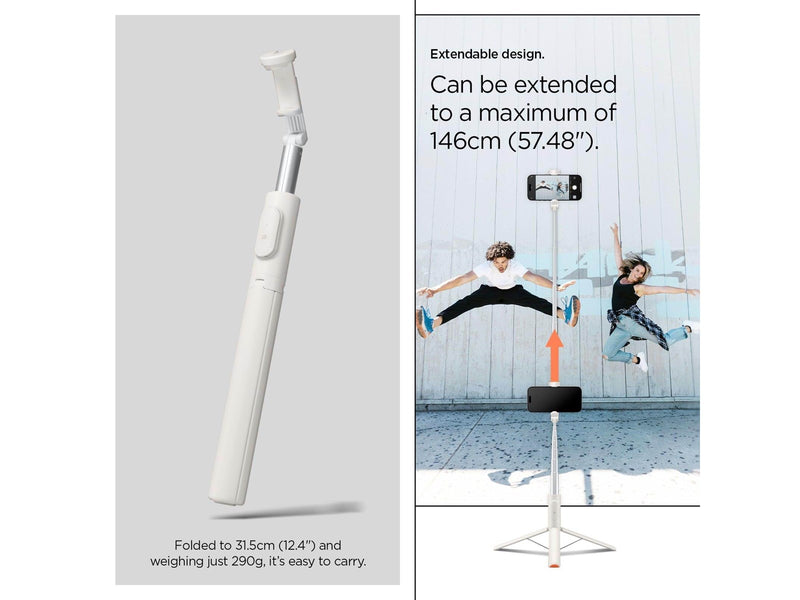 Spigen Tripod Selfie Stick MagSafe Auto-Open - dune beige
