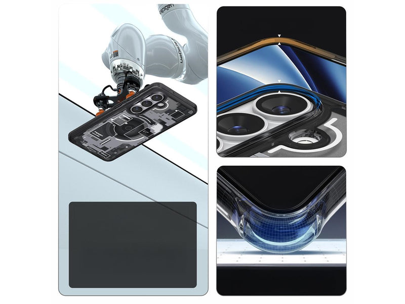 Spigen Ultra Hybrid Mag MagSafe Case for Samsung Galaxy S26 Zero One - Clear Black