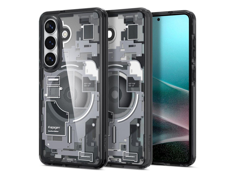 Spigen Ultra Hybrid Mag MagSafe Case for Samsung Galaxy S26 Zero One - Clear Black