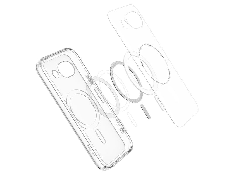 Spigen Ultra Hybrid MagSafe - Clear Graphite - Google Pixel 10a