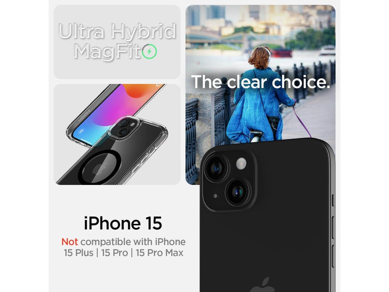 Spigen Ultra Hybrid MagSafe - black - iPhone 15