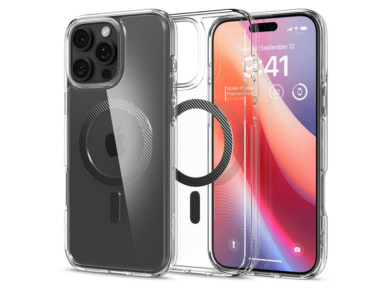 Spigen Ultra Hybrid MagSafe - carbon fiber - iPhone 16 Pro Max