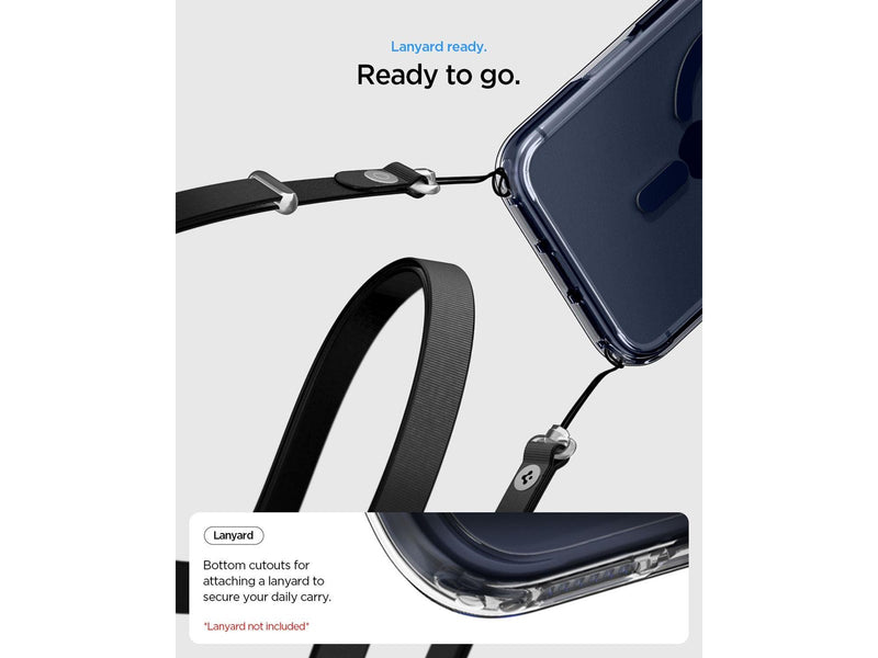 Spigen Ultra Hybrid MagSafe - clear deep blue - iPhone 17 Pro