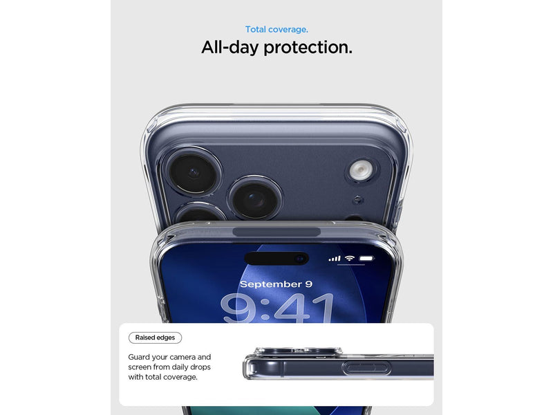 Spigen Ultra Hybrid MagSafe - clear deep blue - iPhone 17 Pro Max