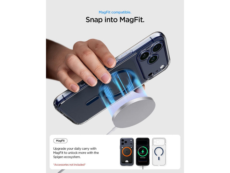 Spigen Ultra Hybrid MagSafe - clear deep blue - iPhone 17 Pro Max