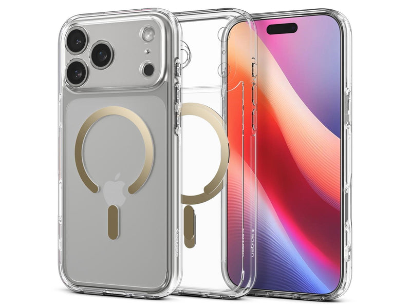 Spigen Ultra Hybrid MagSafe - clear gold - iPhone 17 Pro