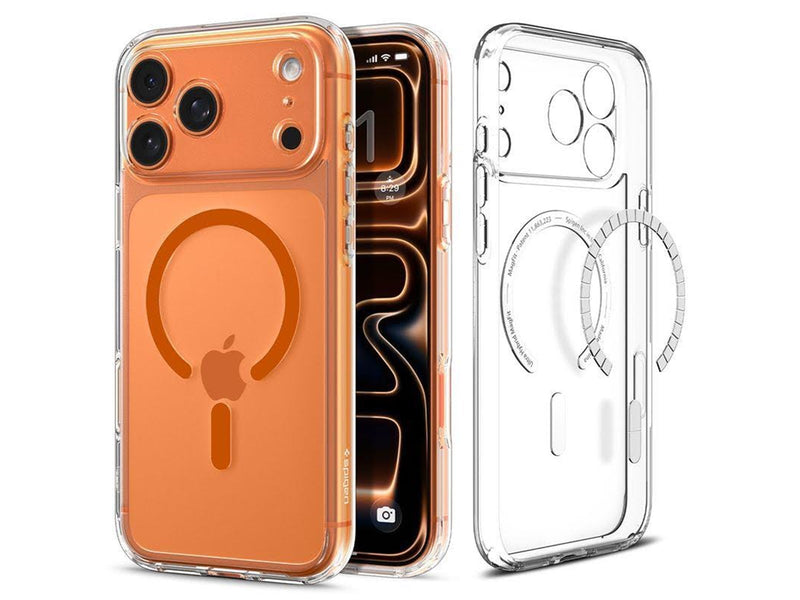 Spigen Ultra Hybrid MagSafe - clear orange - iPhone 17 Pro Max