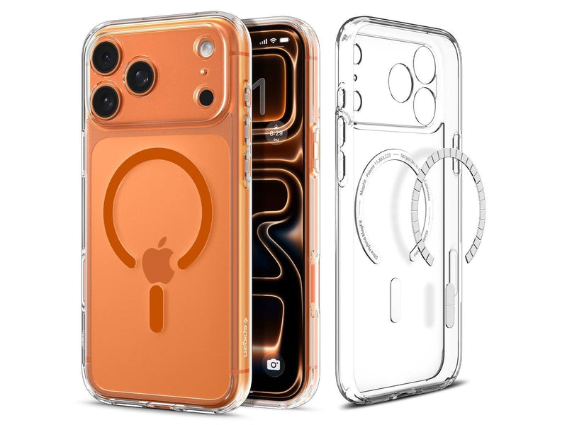 Spigen Ultra Hybrid MagSafe - clear orange - iPhone 17 Pro Max