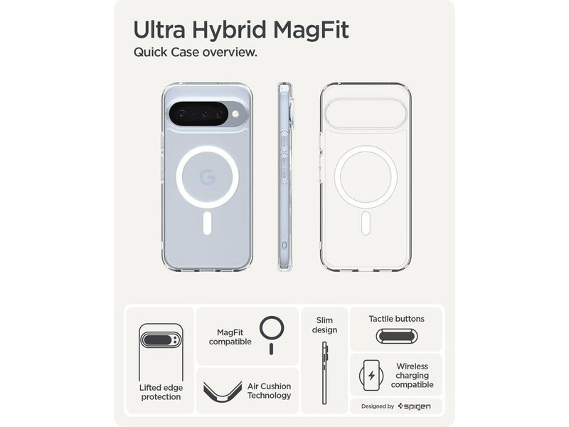 Spigen Ultra Hybrid MagSafe - clear white - Google Pixel 10 Pro/Pixel 10