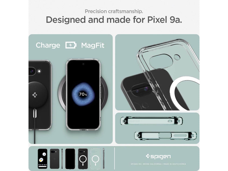 Spigen Ultra Hybrid MagSafe - clear white - Google Pixel 9a