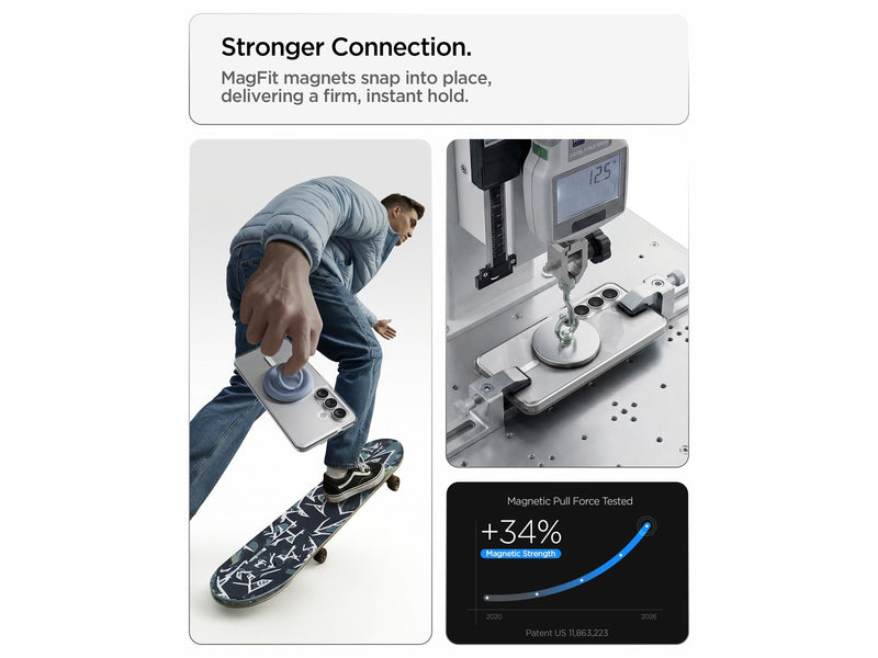 Spigen Ultra Hybrid MagSafe - clear white - Samsung Galaxy S26