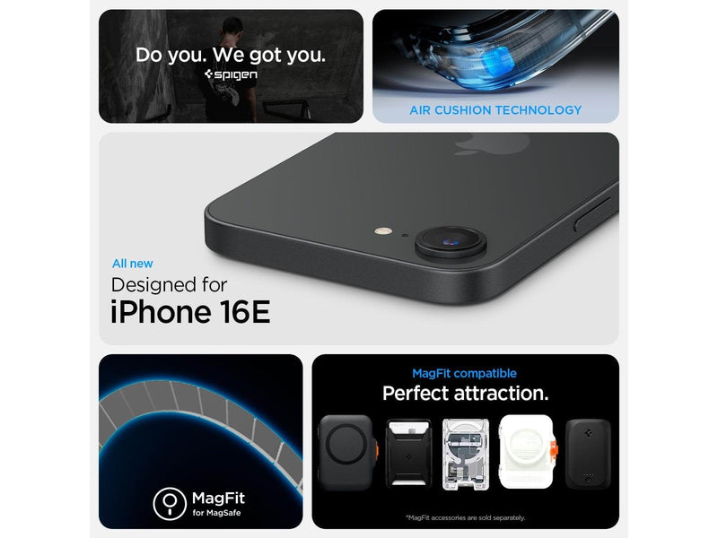 Spigen Ultra Hybrid MagSafe - clear white - iPhone 17e/16e