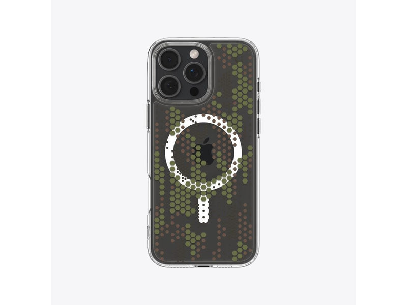 Spigen Ultra Hybrid MagSafe - digital camo - iPhone 16 Pro