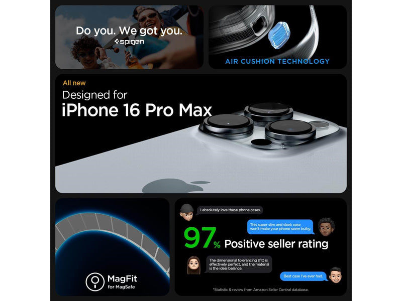 Spigen Ultra Hybrid MagSafe - frost black - iPhone 16 Pro Max